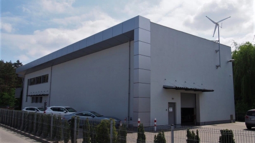Instalacja turbiny wiatrowej na budynku Comfort System