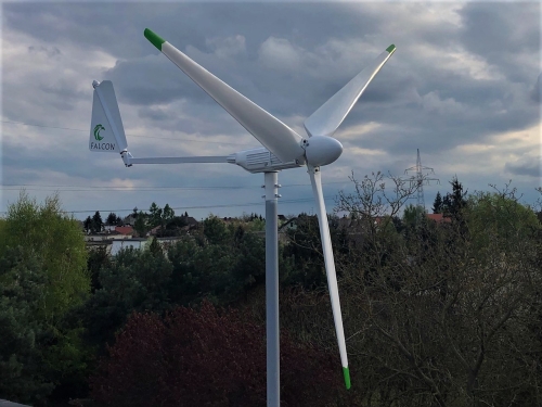Installation of a wind turbine Batorowo - near Poznań