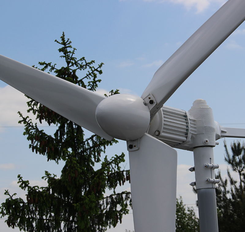 Turbina wiatrowa generator i łopaty